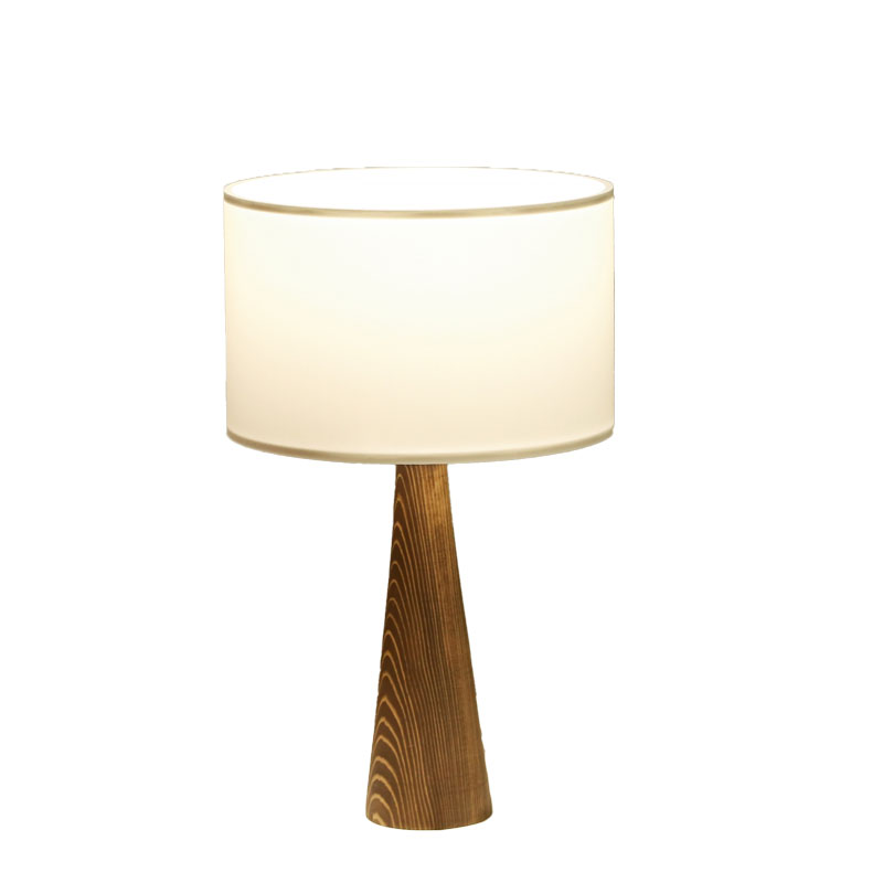 Επιτραπέζιο φωτιστικό Kalito pakoworld ivory-καφέ Φ24x45εκ 1