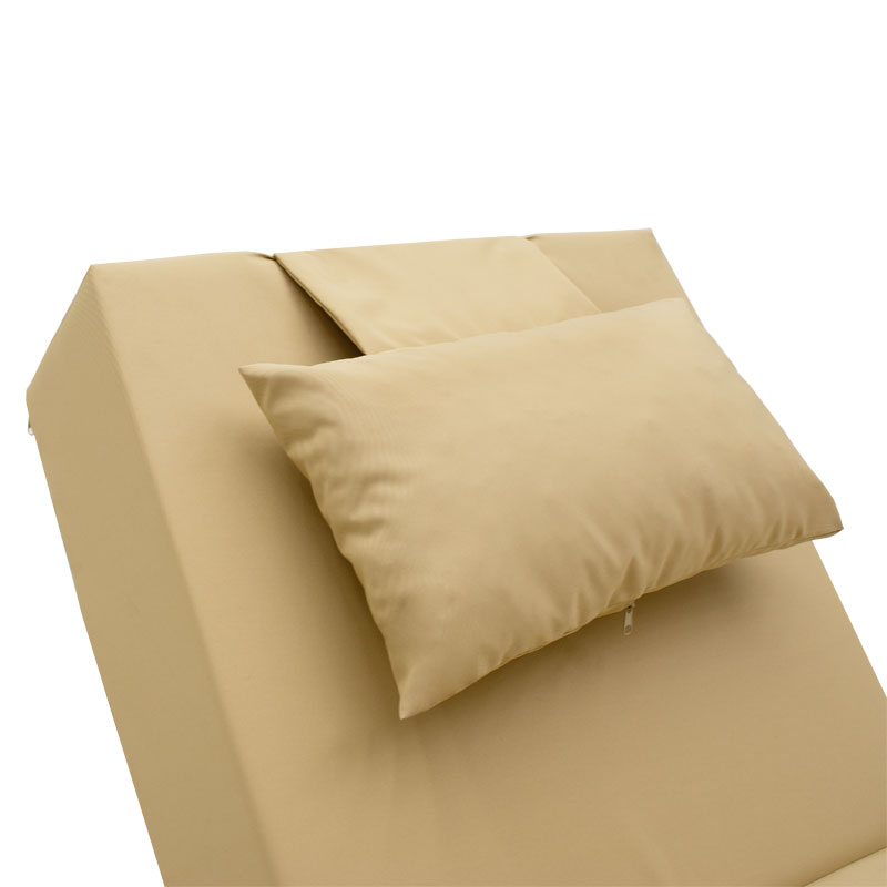 Μαξιλάρι ξαπλώστρας Specta pakoworld ύφασμα μπεζ 60x190x20εκ 5