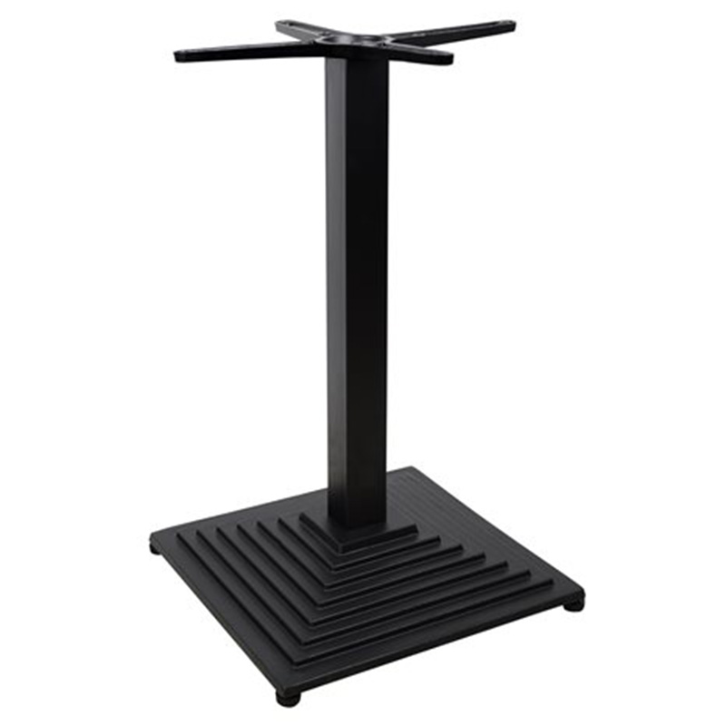 Βάση τραπεζιού Cheer pakoworld μαντέμι μαύρη 45x45x72εκ 1