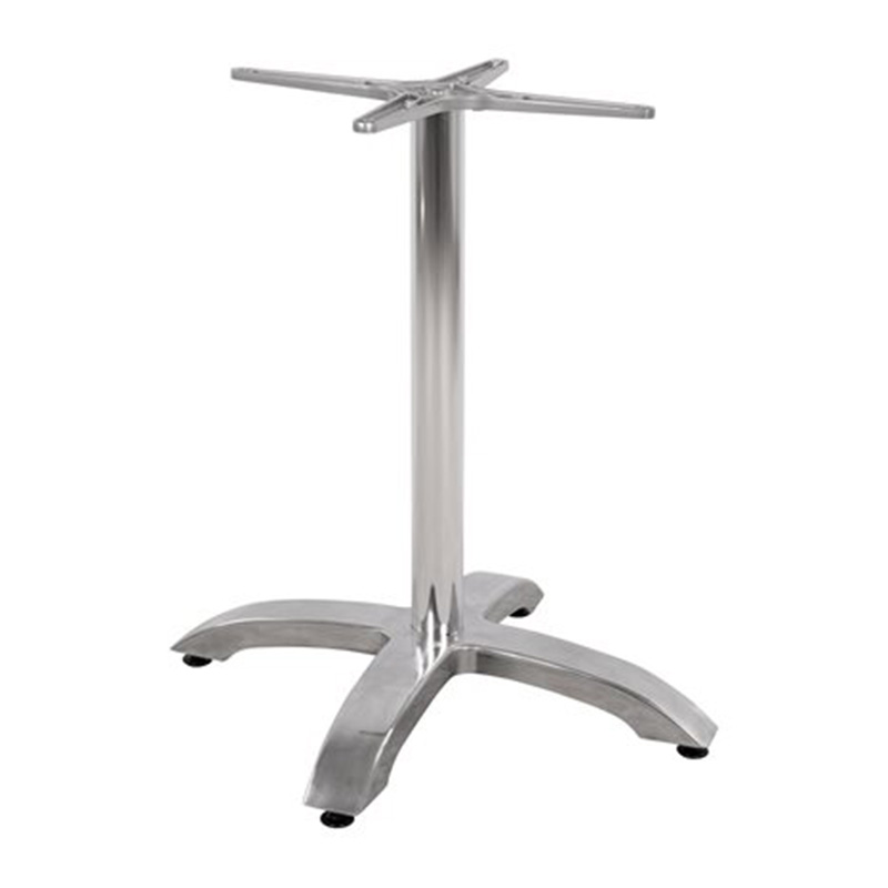Βάση τραπεζιού μπαρ μεσαίου ύψους Greet pakoworld αλουμινίου τετράνυχη 62x62x72εκ 1