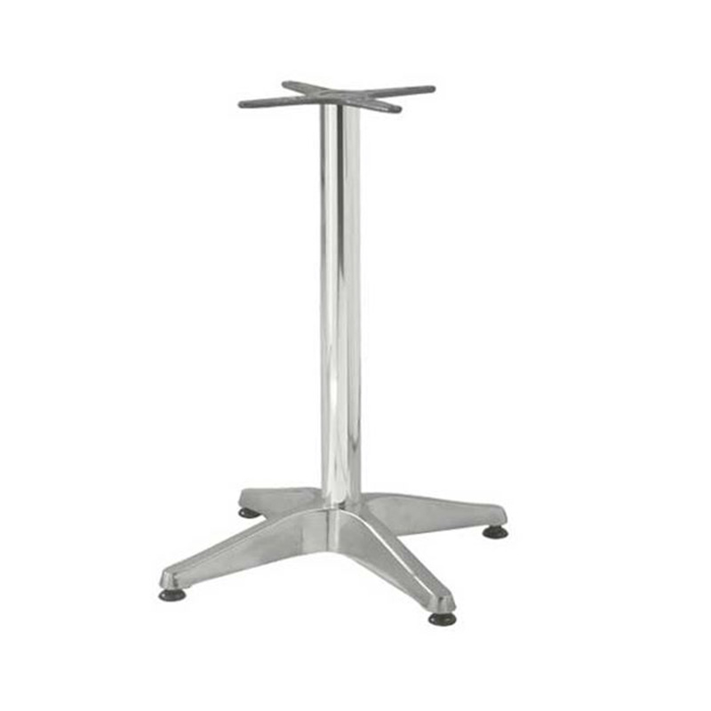 Βάση τραπεζιού Hip pakoworld αλουμινίου τετράνυχη 58x58x72εκ 1