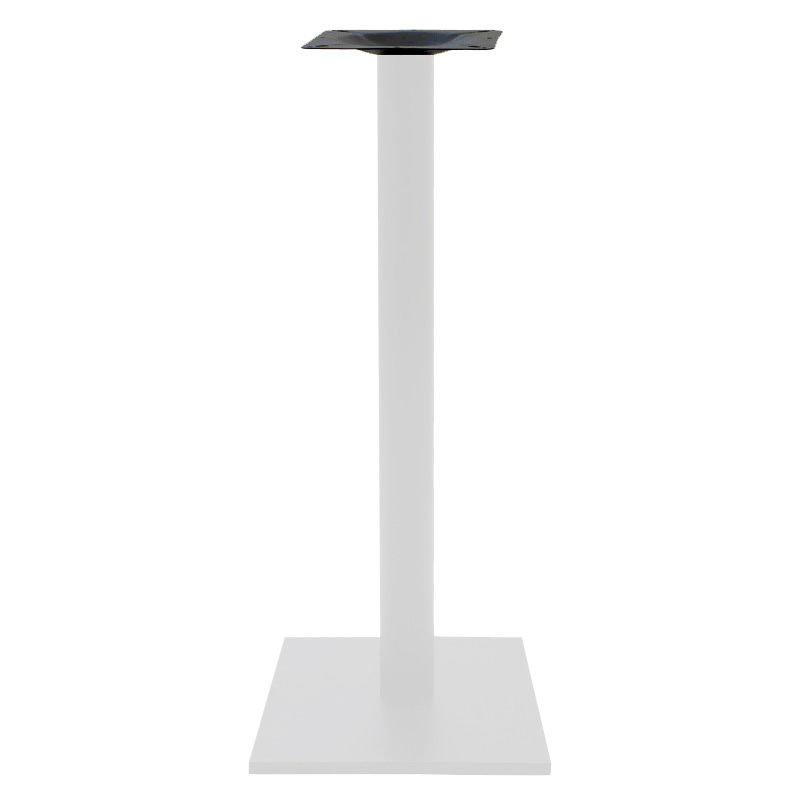 Βάση τραπεζιού bar Staid pakoworld μεταλλική λευκή-μαύρη 40x40x94εκ 2