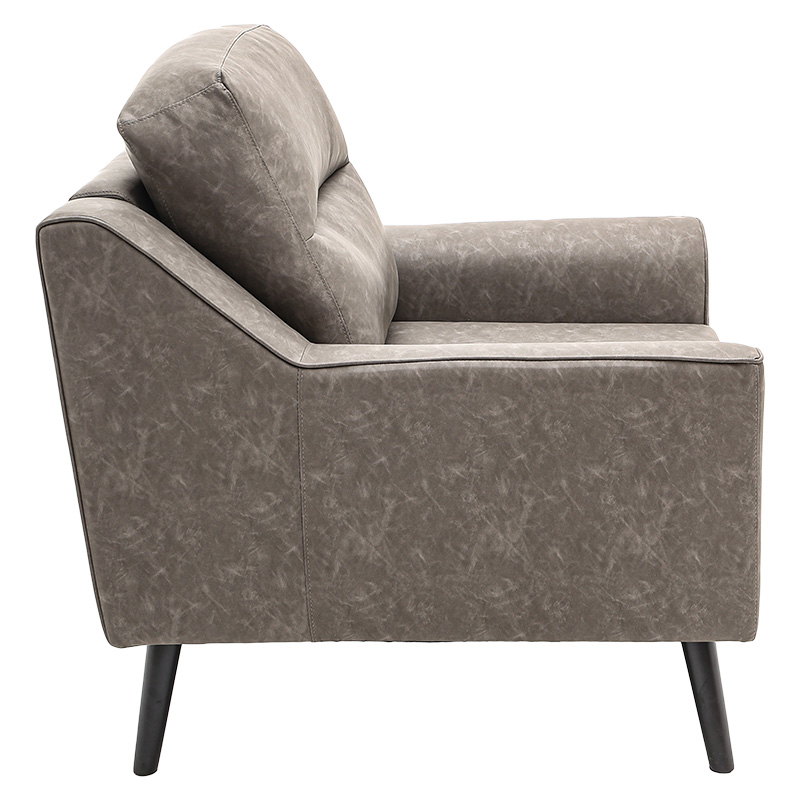 Πολυθρόνα Lonnie pakoworld τεχνόδερμα γκρι antique 94x95.5x92.5εκ 3