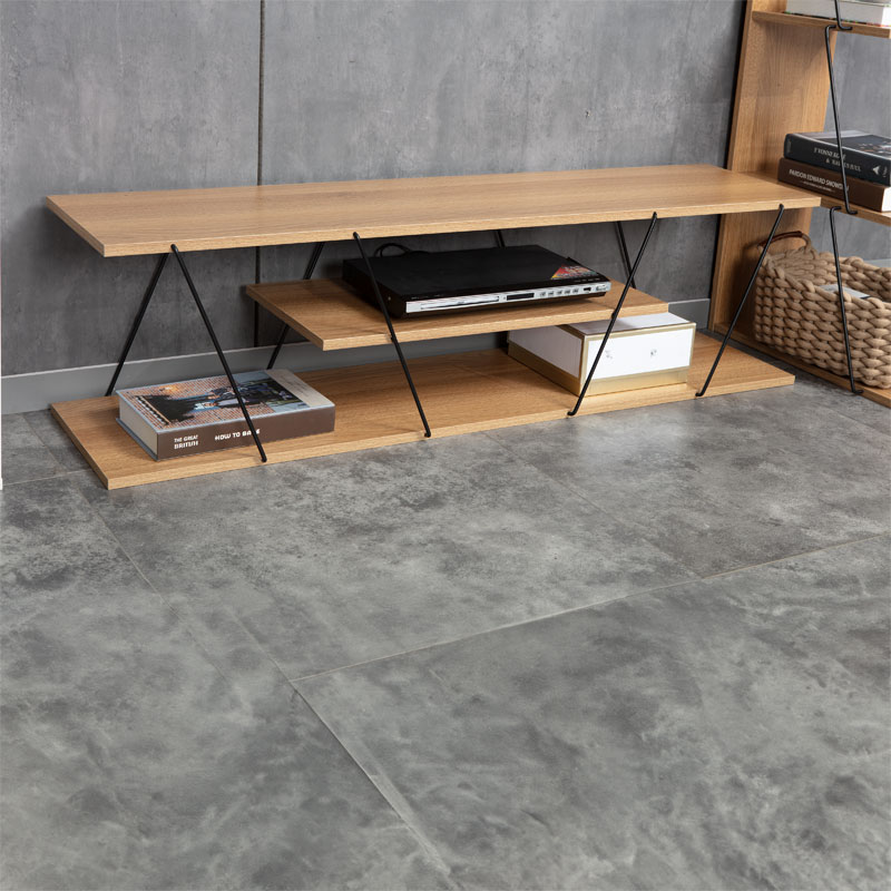 Έπιπλο τηλεόρασης Tars pakoworld sonoma-μαύρο 120x30x33εκ 3