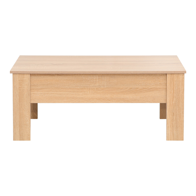 Τραπέζι σαλονιού Ferza pakoworld πολυμορφικό σε oak απόχρωση 100x50x42εκ 4
