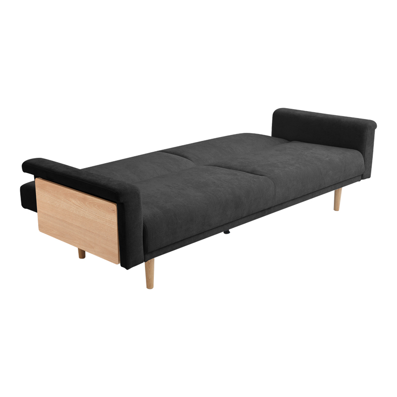 Καναπες-κρεβάτι Flexo pakoworld υφασμα ανθρακί 220x84.5x82εκ 4