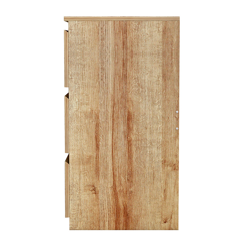 Συρταριέρα Cindy pakoworld 6 συρταριών φυσικό 120x40x75εκ 3