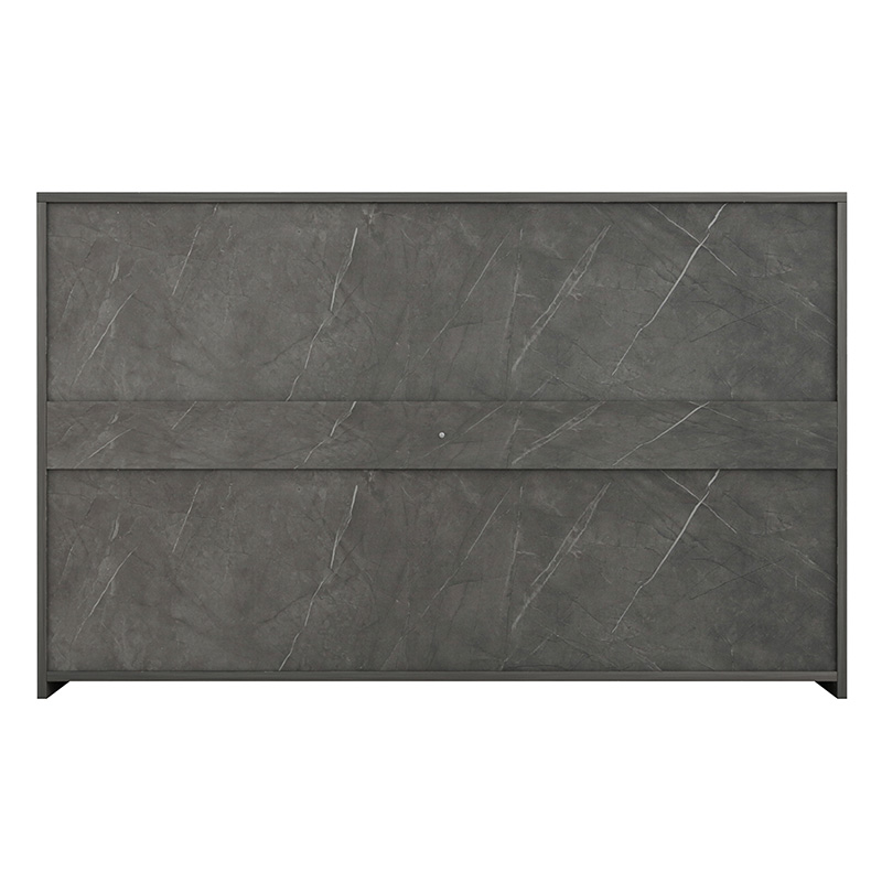 Συρταριέρα Cindy pakoworld 6 συρταριών γκρι μαρμάρου 120x40x75εκ 4