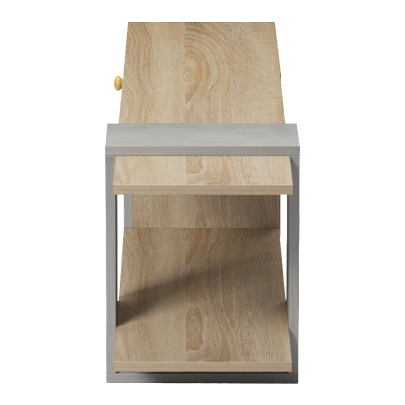 Έπιπλο τηλεόρασης Standi pakoworld σε sonoma-γκρι cement απόχρωση 120x25x36.8εκ 5