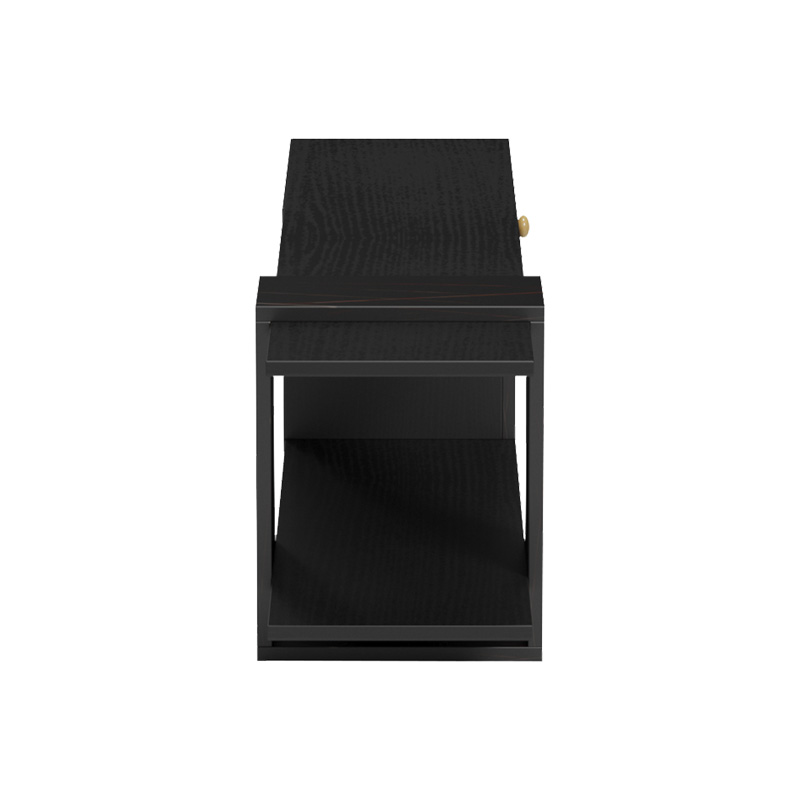 Έπιπλο τηλεόρασης Standi pakoworld σε μαύρο-μαύρο μαρμάρου απόχρωση 120x25x36.8εκ 5