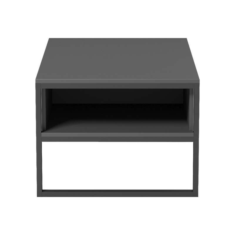 Τραπέζι σαλονιού Bendon pakoworld σε ανθρακί-μαύρη απόχρωση 100x60x44.5εκ 6