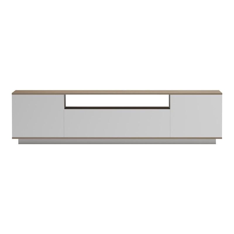 Έπιπλο τηλεόρασης Winey pakoworld σε sonoma-λευκή απόχρωση 180x44.5x44.5εκ 4