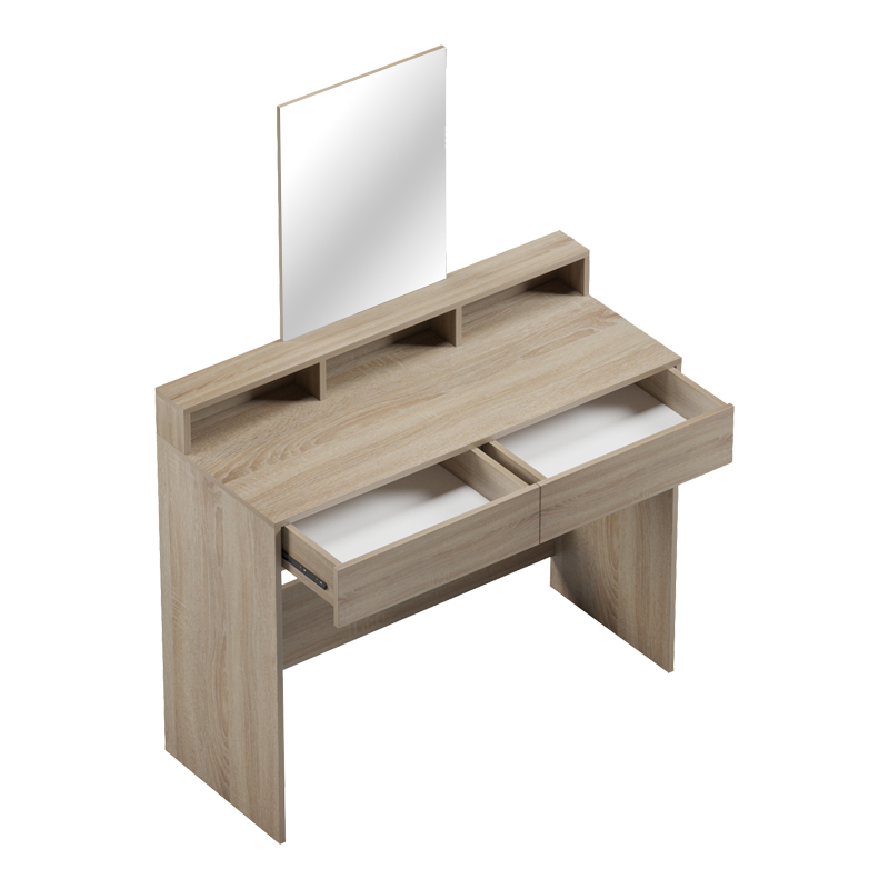 Τουαλέτα κρεβατοκάμαρας Frentsel pakoworld σε sonoma απόχρωση 100x40x140εκ 2