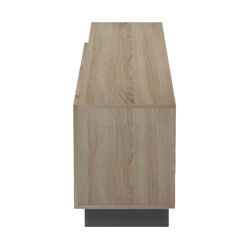 Έπιπλο τηλεόρασης με Led Vario pakoworld sonoma - ανθρακί 185.6x35x45εκ 7