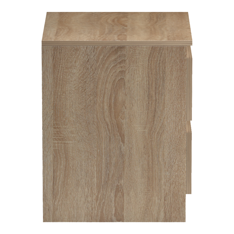 Κομοδίνο Verena pakoworld sonoma-λευκό 40x40x50εκ 5