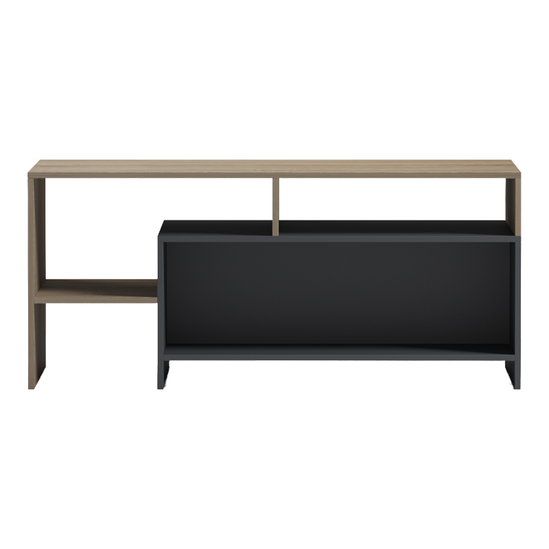 Τραπέζι σαλονιού Consa pakoworld sonoma - ανθρακί 120x60x52.8εκ 3