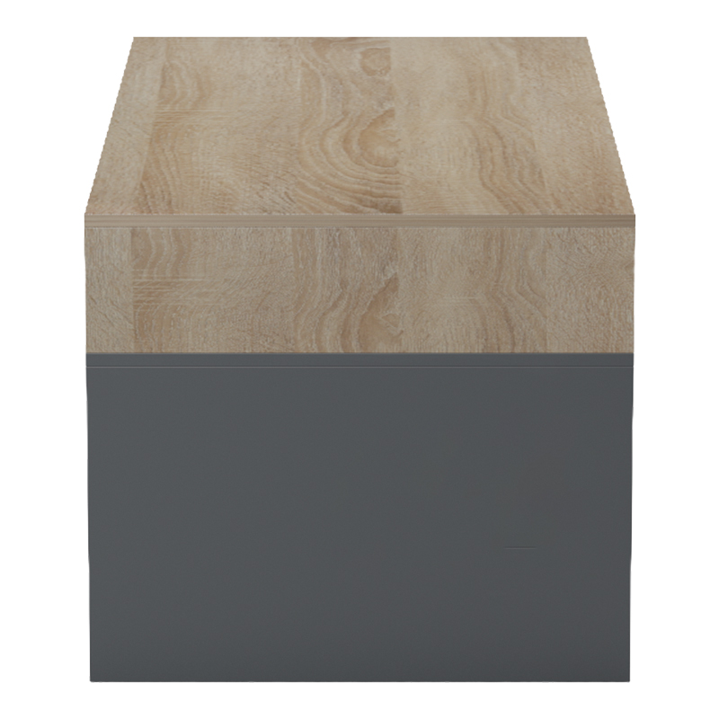 Τραπέζι σαλονιού Consa pakoworld sonoma - ανθρακί 120x60x52.8εκ 6