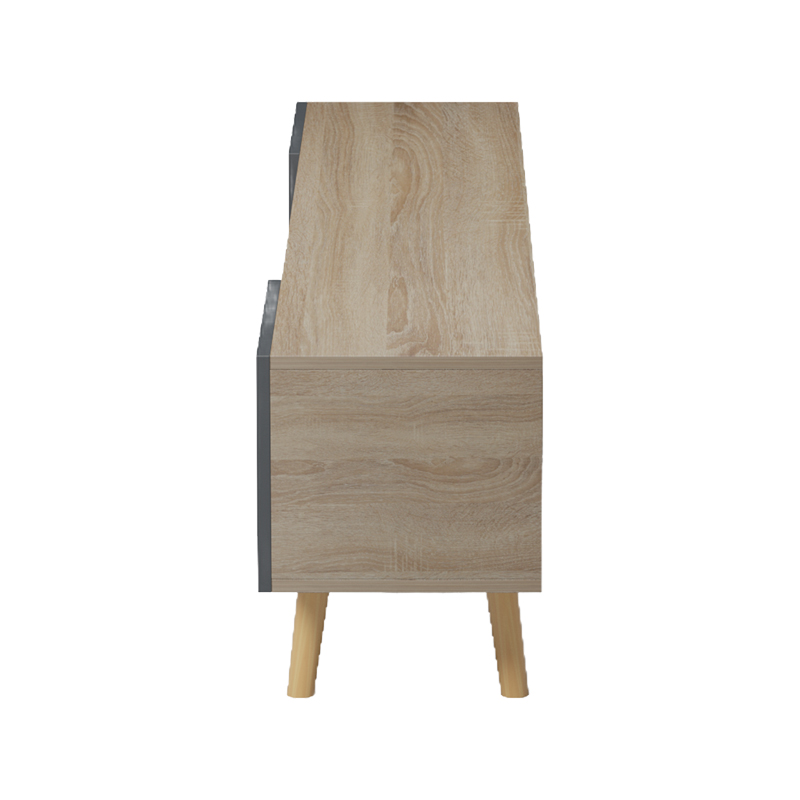 Έπιπλο τηλεόρασης Osclo pakoworld sonoma-ανθρακί 160x30x53.5εκ 7