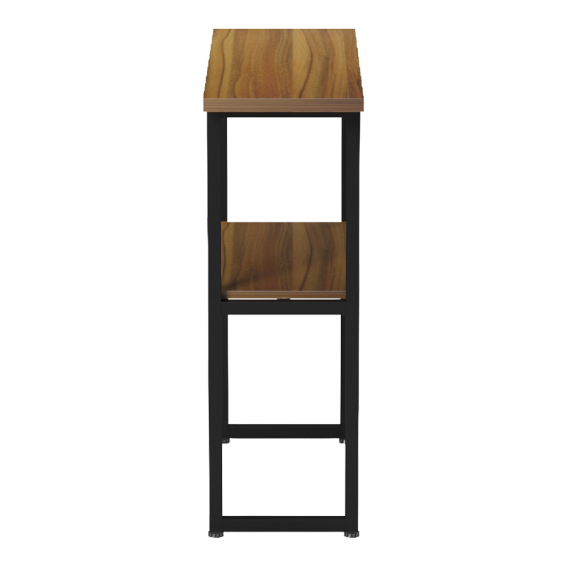 Κονσόλα Solain pakoworld καρυδί-μαύρο μέταλλο 79x29x85εκ 5