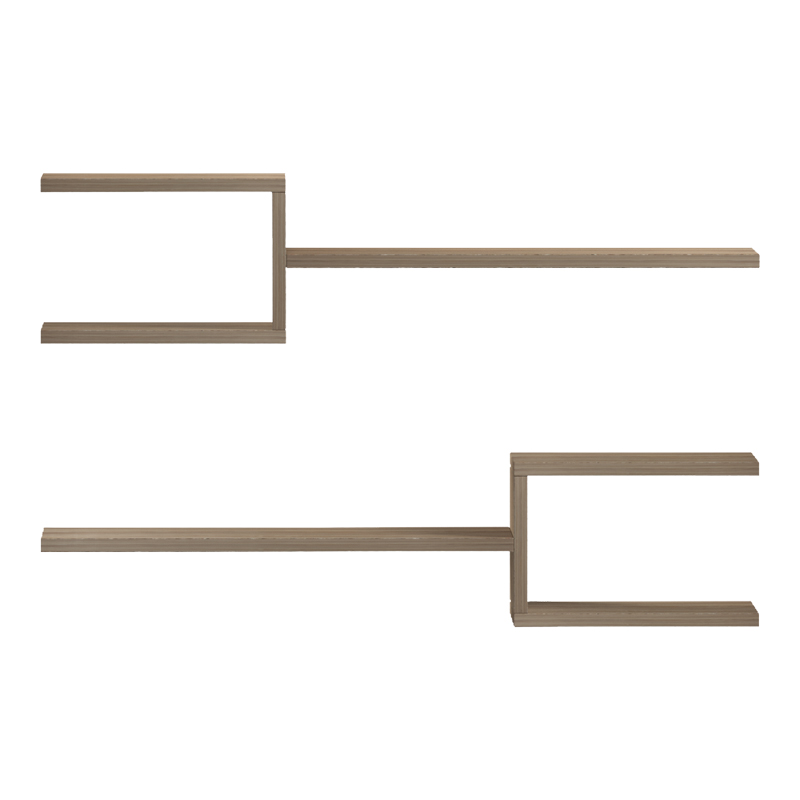 Ραφιέρα τοίχου Galler pakoworld sonoma 79x19.5x18εκ 2