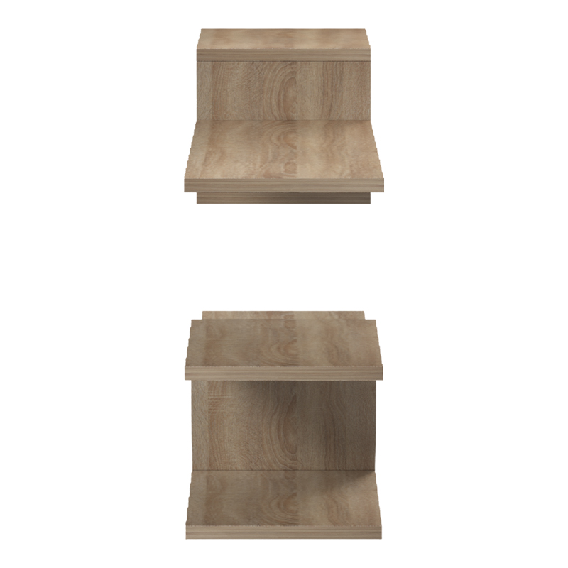 Ραφιέρα τοίχου Galler pakoworld sonoma 79x19.5x18εκ 4