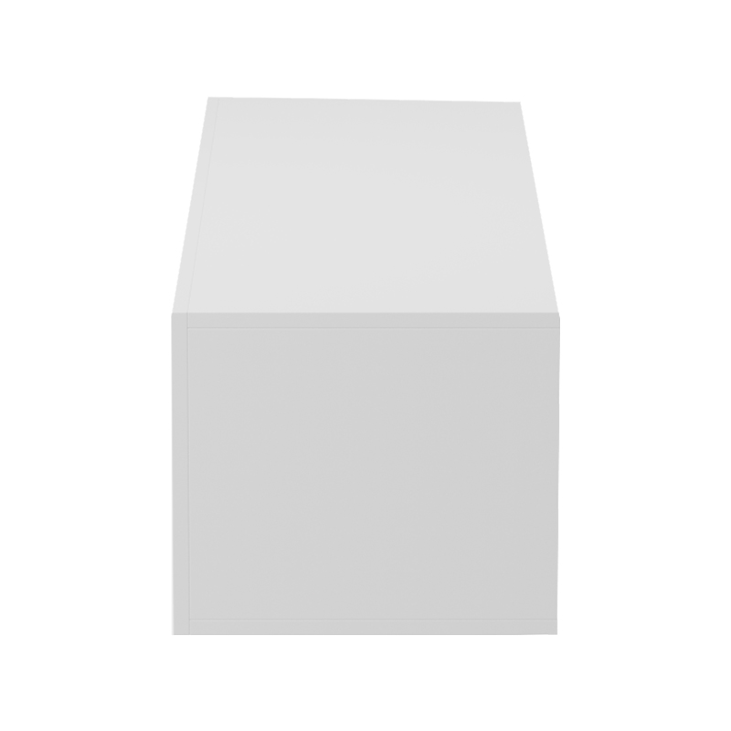 Έπιπλο τηλεόρασης επιτοίχιο με Led Rival pakoworld λευκό 120x35x30εκ 5