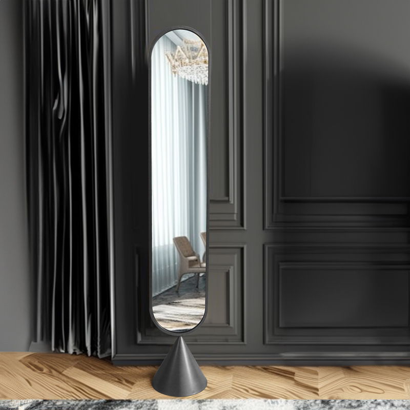 Καθρέπτης Hersy pakoworld μαύρο 28x2x170εκ 2