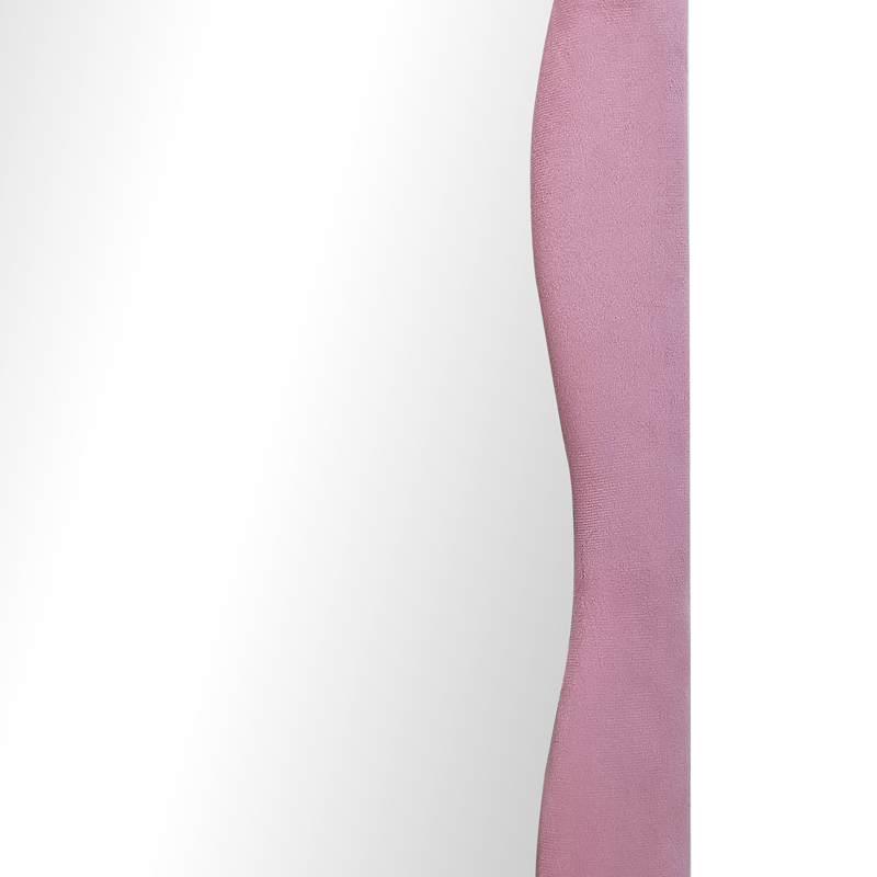 Καθρέπτης δαπέδου Lezour pakoworld βελούδο σε σάπιο μήλο απόχρωση 50x5x170εκ 4