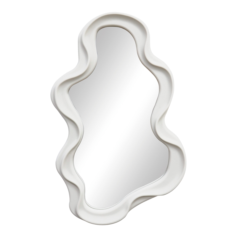 Καθρέπτης Liquid pakoworld pp σε λευκή απόχρωση 26x2.7x39εκ 3