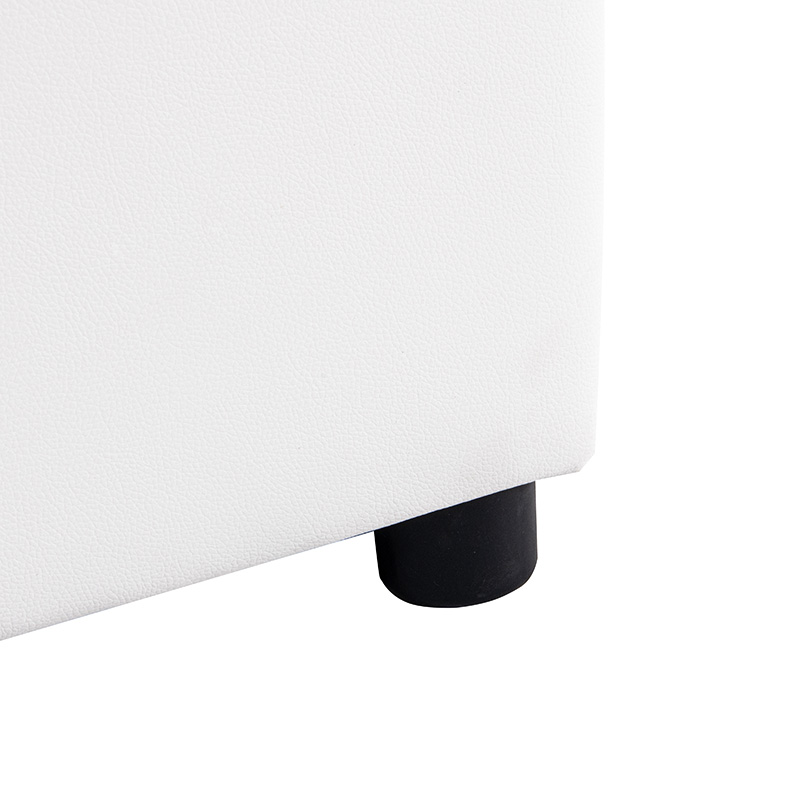 Κρεβάτι Circe pakoworld PU λευκό με αποθηκευτικό χώρο 150x200εκ 9