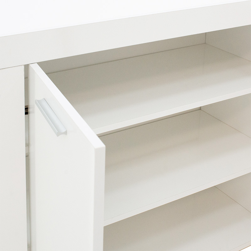 Μπουφές Joanna pakoworld λευκό 144x42x80εκ 5