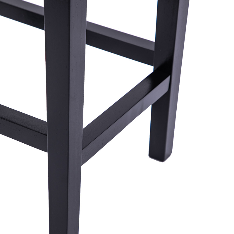 Σκαμπό Ridley pakoworld ξύλο-pu μαύρο 51x34x61.5εκ 5
