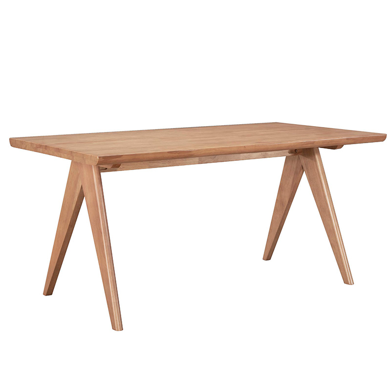 Τραπεζαρία Winslow Ι pakoworld σετ 7τεμ ξύλο rubberwood ανοιχτό καρυδί 160x85x75εκ 3