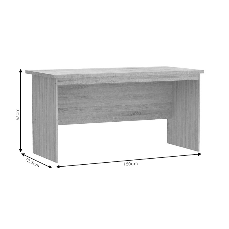 Γραφείο εργασίας Payton pakoworld sonoma 150x72.5x76εκ 3