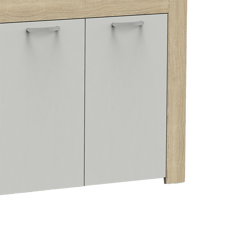 Μπουφές Haven pakoworld sonoma-λευκό 180x40x80εκ 3