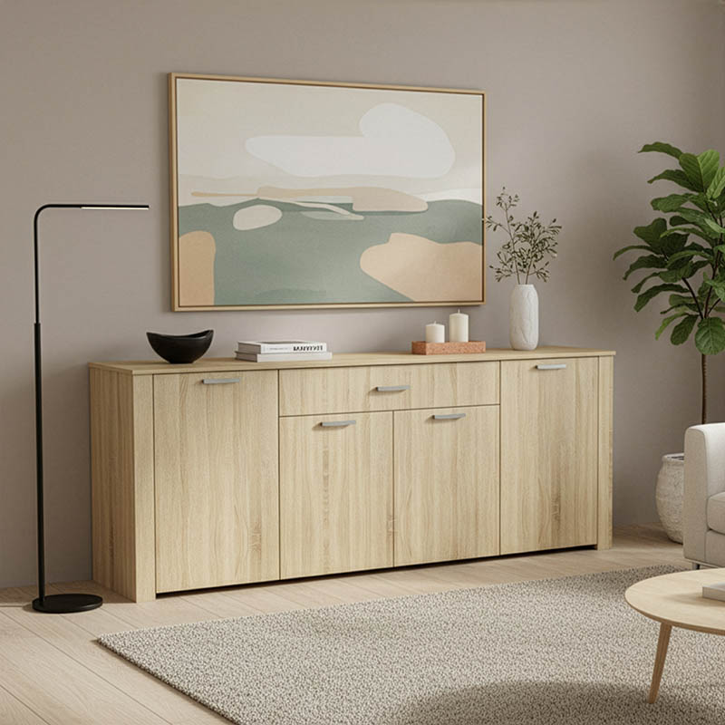 Μπουφές Kinley pakoworld sonoma 210x40x82εκ 1