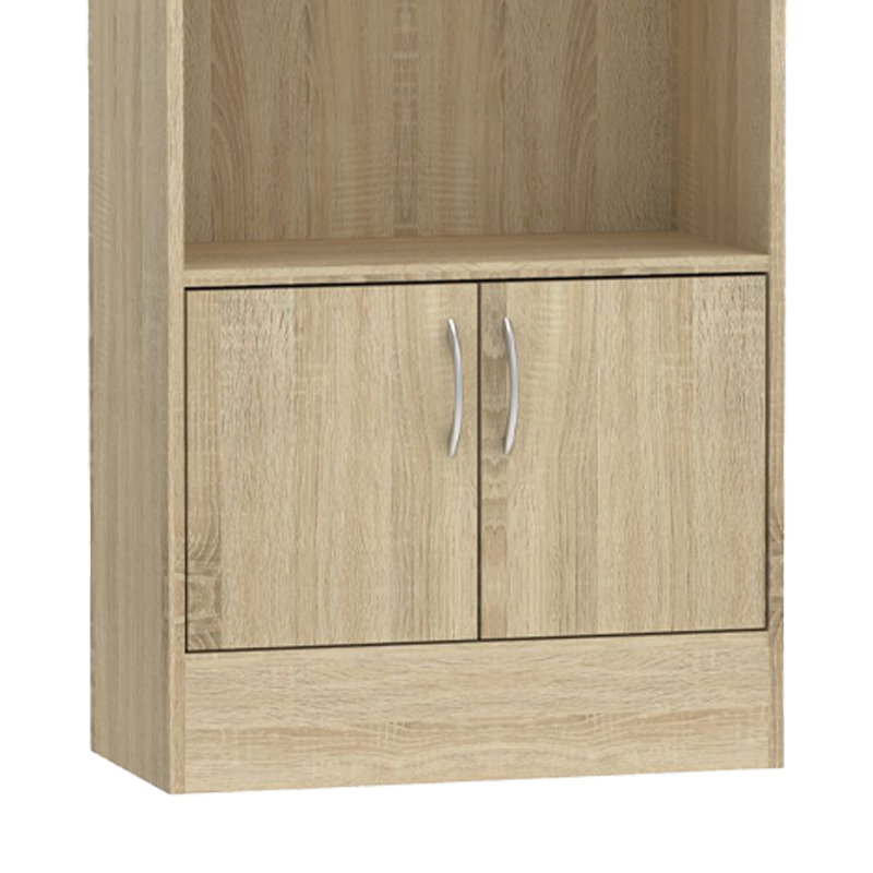 Βιβλιοθήκη Negan pakoworld sonoma μελαμίνης 60x30x120εκ 4