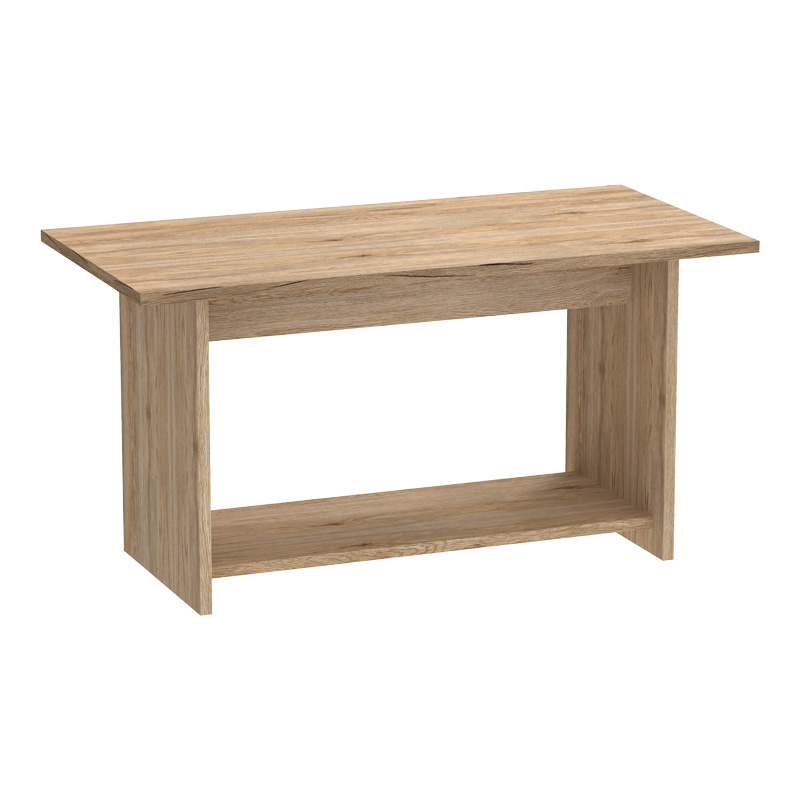 Τραπέζι Kumba pakoworld σε oak απόχρωση 80x40x42εκ 2