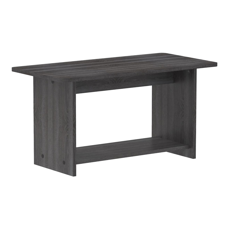 Τραπέζι Kumba pakoworld σε ανθρακί-wenge απόχρωση 80x40x42εκ 2