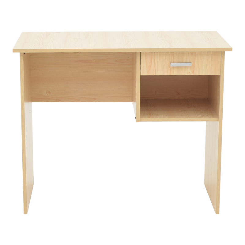 Γραφείο εργασίας με συρτάρι Michael pakoworld φυσικό 88x45x72εκ 2