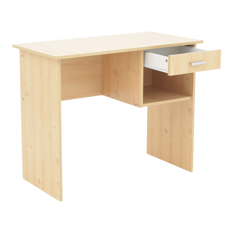 Γραφείο εργασίας με συρτάρι Michael pakoworld φυσικό 88x45x72εκ 3