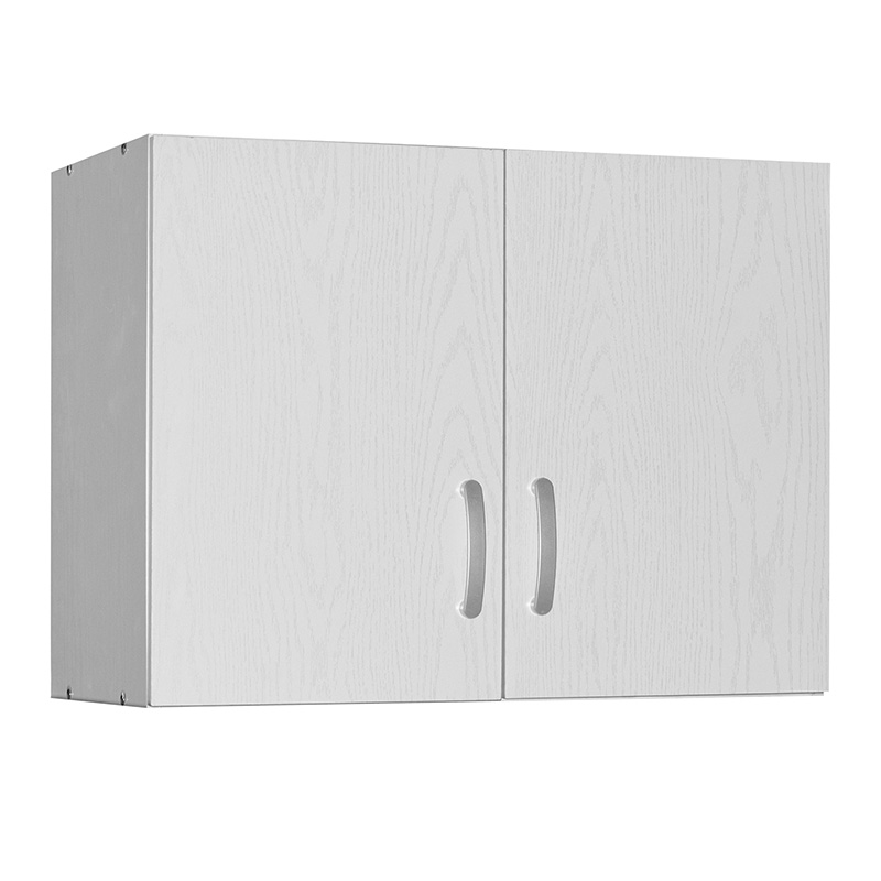 Πατάρι ντουλάπας Zelia pakoworld δίφυλλο λευκό 79x42x60εκ 1