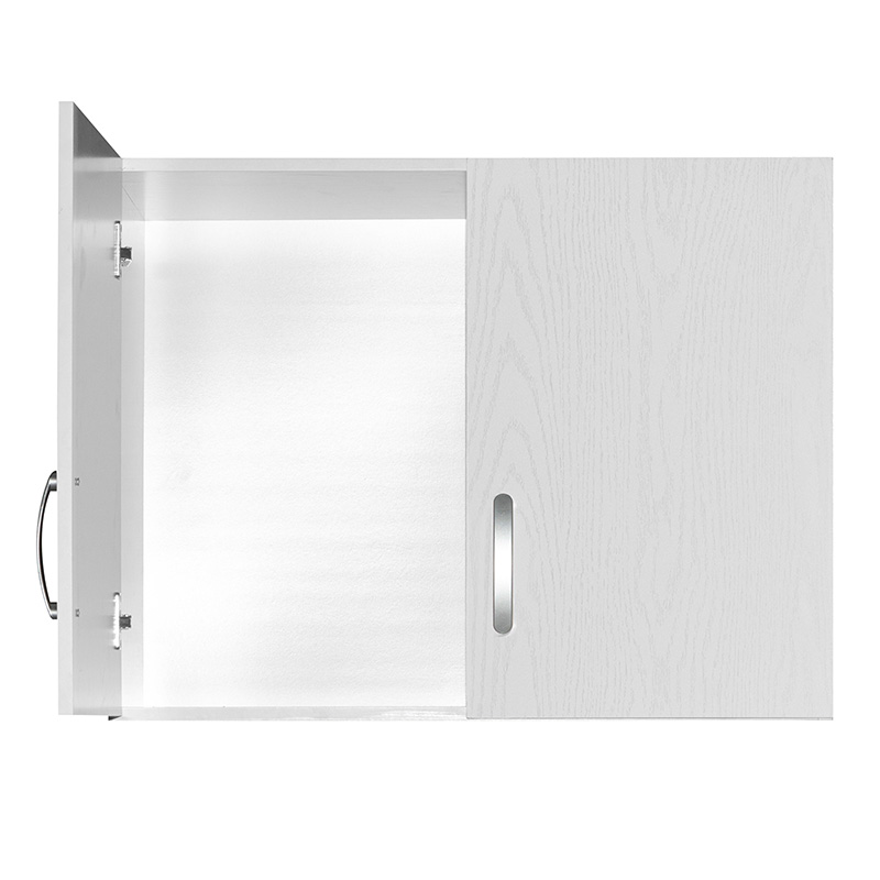 Πατάρι ντουλάπας Zelia pakoworld δίφυλλο λευκό 79x42x60εκ 2