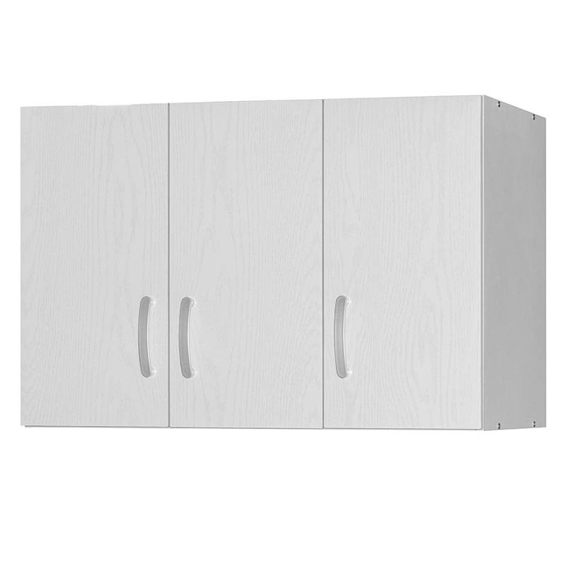 Πατάρι ντουλάπας Zelia pakoworld τρίφυλλο λευκό 90x42x60εκ 1
