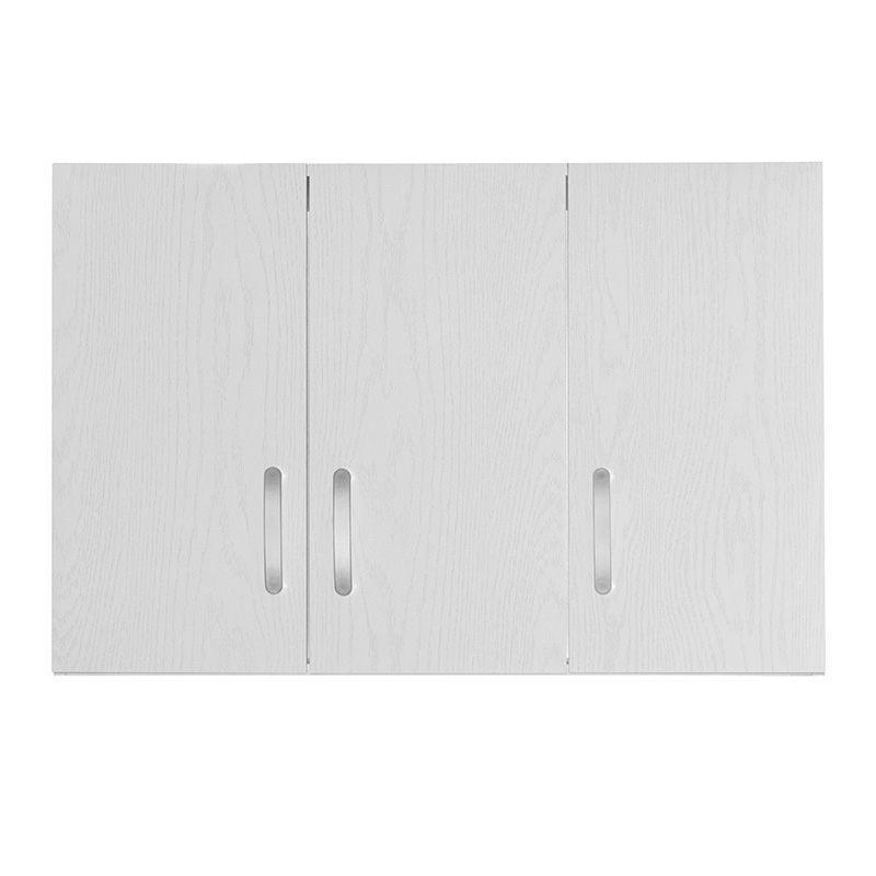 Πατάρι ντουλάπας Zelia pakoworld τρίφυλλο λευκό 90x42x60εκ 3