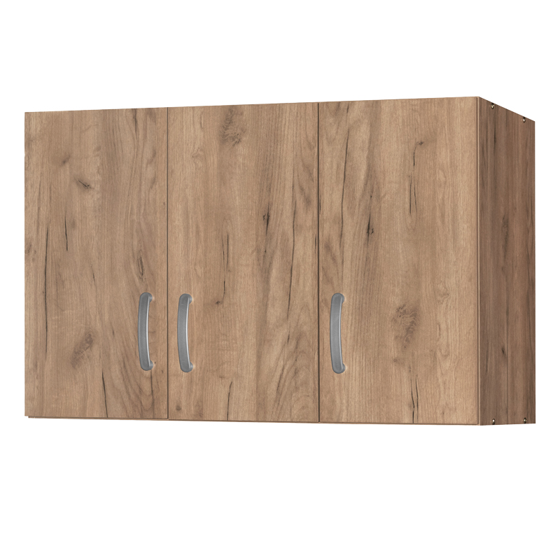 Πατάρι ντουλάπας Zelia pakoworld τρίφυλλο oak 90x42x60εκ 1