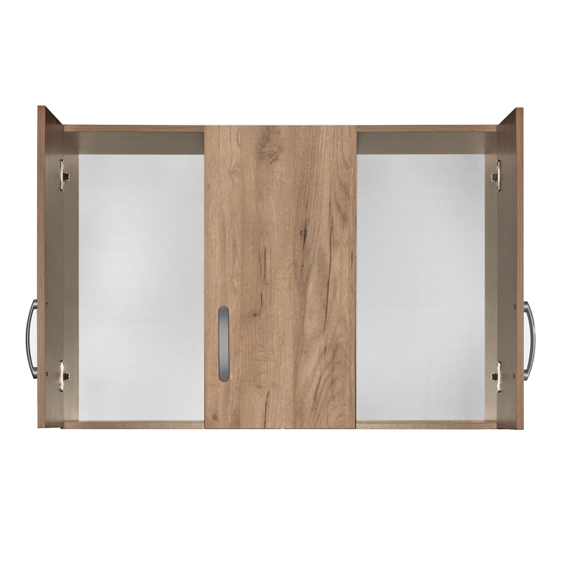 Πατάρι ντουλάπας Zelia pakoworld τρίφυλλο oak 90x42x60εκ 2