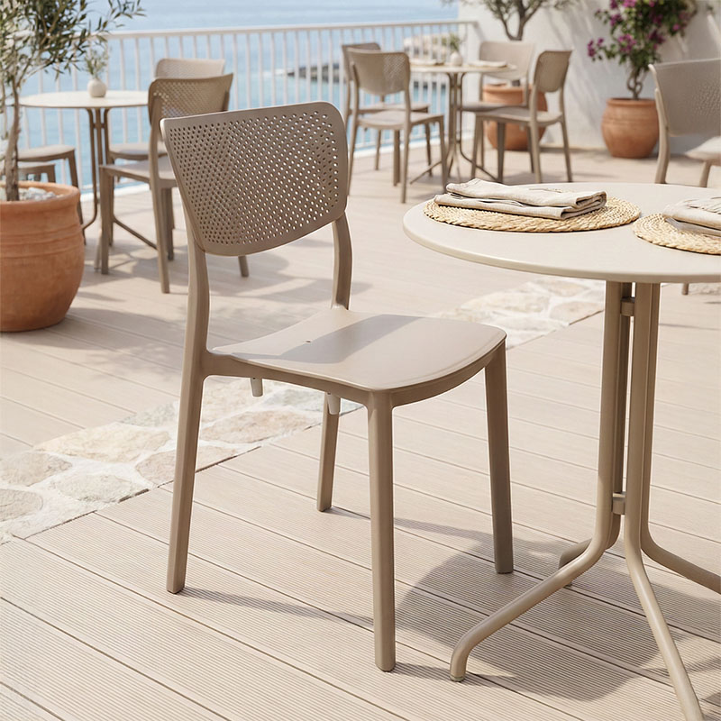 Καρέκλα Ignite pakoworld PP cappucino 2