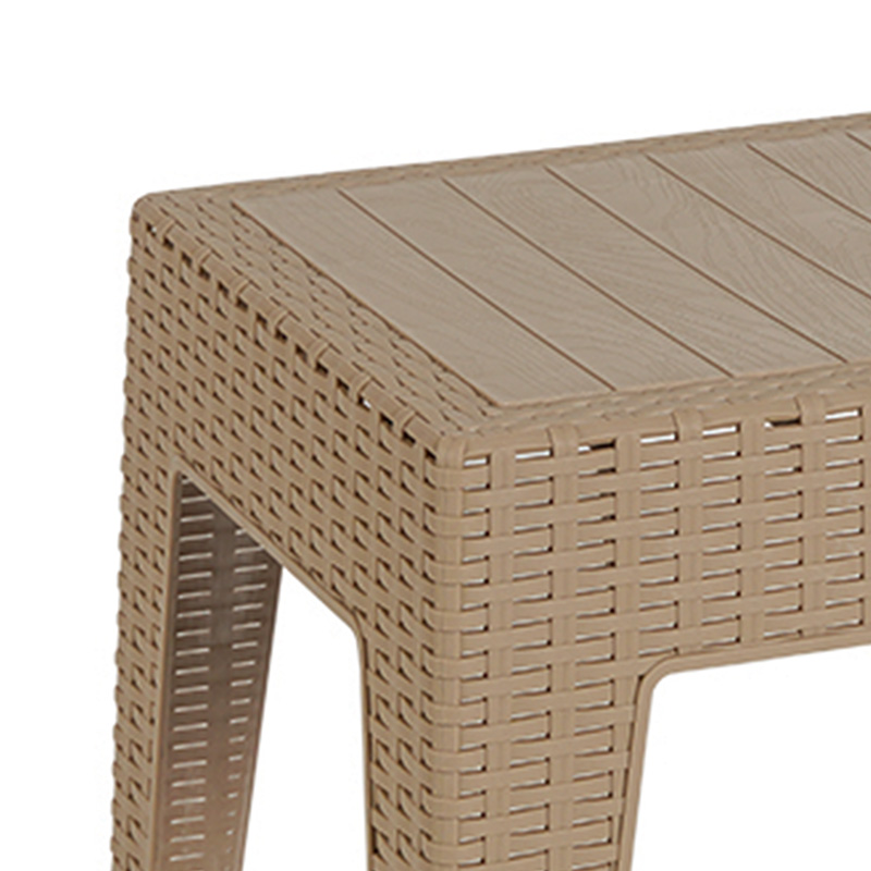 Τραπέζι Cosmic pakoworld PP cappucino 55x40x43.5εκ 2