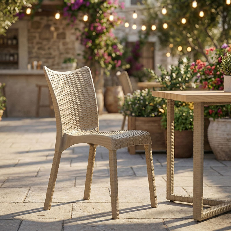 Καρέκλα Confident pakoworld PP cappucino 2